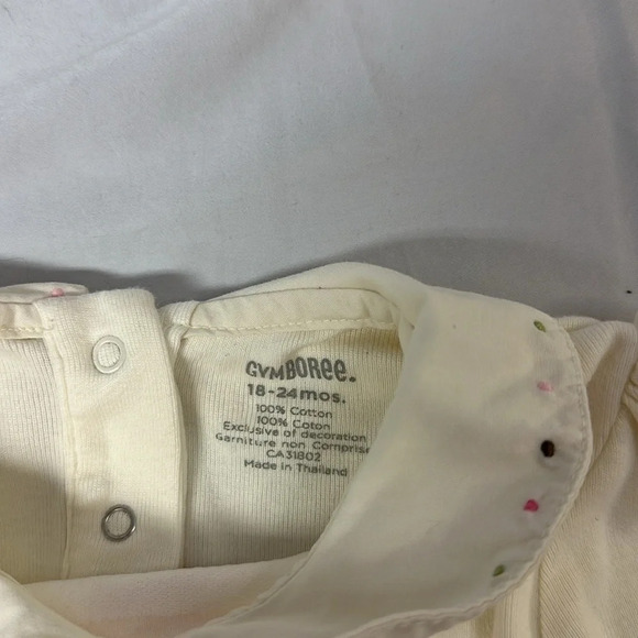 Gymboree - long sleeve onesie dress top/shirt. Size 18-24 months - Picture 4 of 5